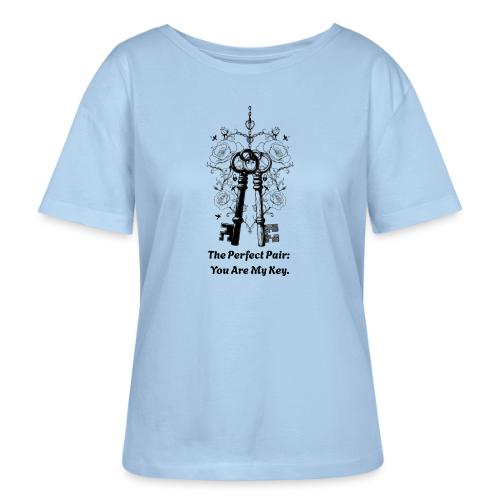 Valentine love keys - Stanley/Stella Serena Women’s Relaxed Organic T-Shirt