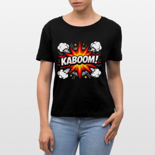 Kaboom Comic Explosion - Stanley/Stella Serena Women’s Relaxed Organic T-Shirt