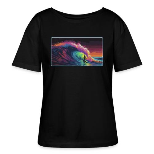 Rainbow Lava Ride - Stanley/Stella Serena Women’s Relaxed Organic T-Shirt