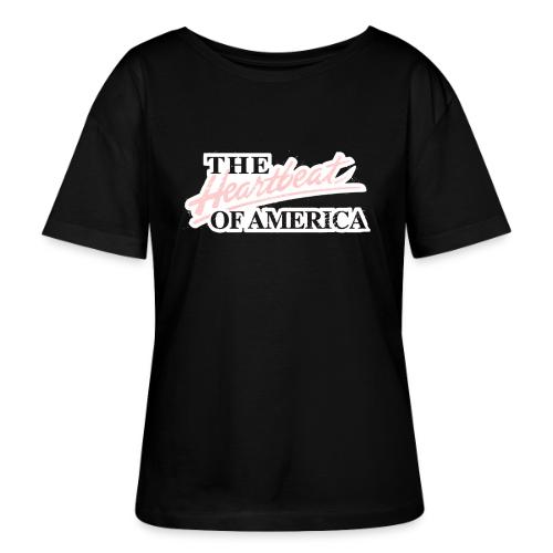 The Heartbeat of America - Stanley/Stella Serena Women’s Relaxed Organic T-Shirt