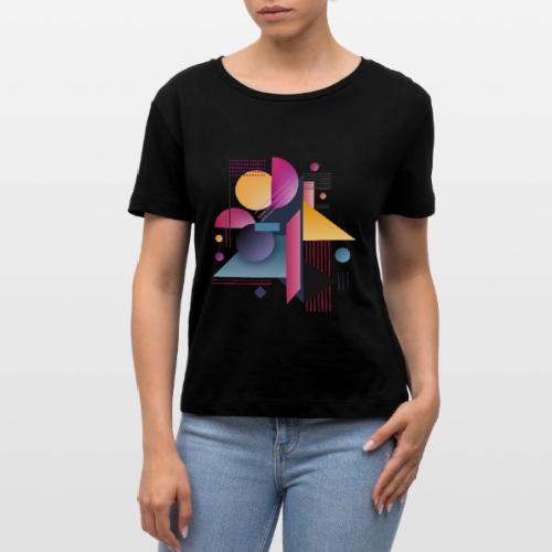 Color Pulse Geometry - Stanley/Stella Serena Women’s Relaxed Organic T-Shirt