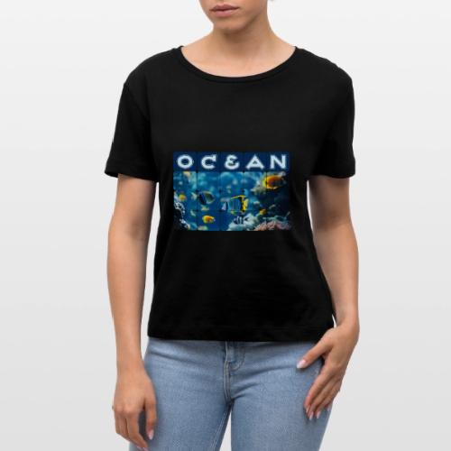 Ocean: Underwater Radiance - Stanley/Stella Serena Women’s Relaxed Organic T-Shirt