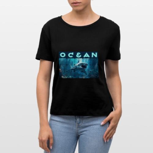 Ocean: Predator's Domain - Stanley/Stella Serena Women’s Relaxed Organic T-Shirt
