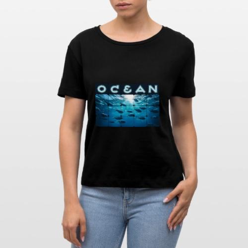Ocean: Silver Tide - Stanley/Stella Serena Women’s Relaxed Organic T-Shirt