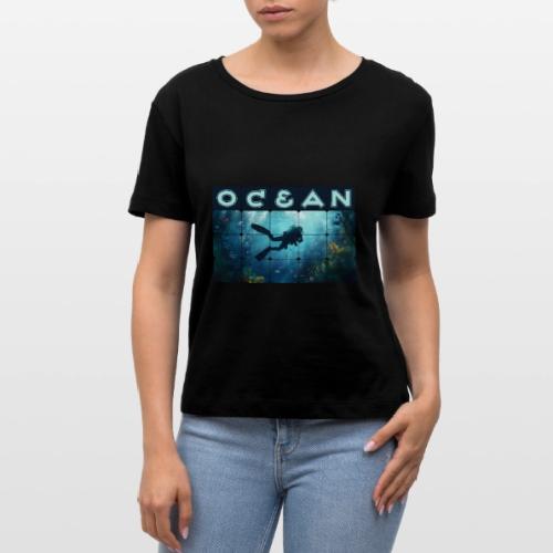 Ocean: Beneath the Blue - Stanley/Stella Serena Women’s Relaxed Organic T-Shirt