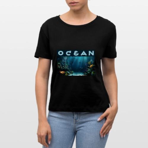 Ocean: Rainbow Reef Life - Stanley/Stella Serena Women’s Relaxed Organic T-Shirt