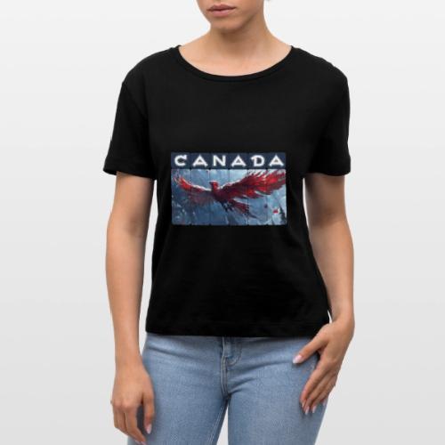 Canada Rising - Stanley/Stella Serena Women’s Relaxed Organic T-Shirt
