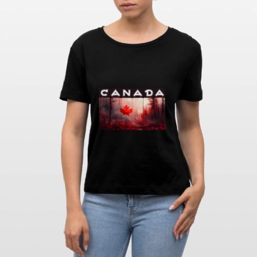 Canada Nature Vibes - Stanley/Stella Serena Women’s Relaxed Organic T-Shirt