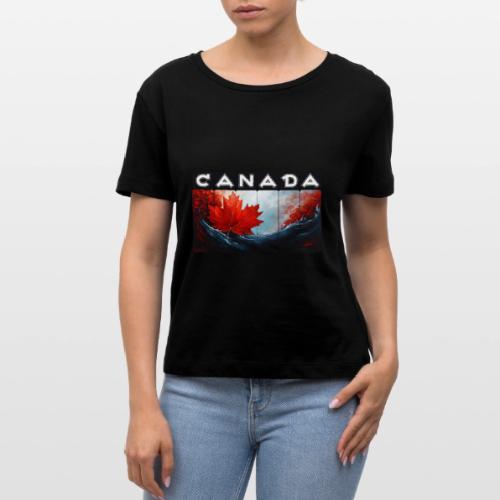 Canada Icon in Color - Stanley/Stella Serena Women’s Relaxed Organic T-Shirt