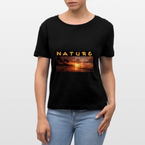 Nature: Sunset Serenity - Stanley/Stella Serena Women’s Relaxed Organic T-Shirt