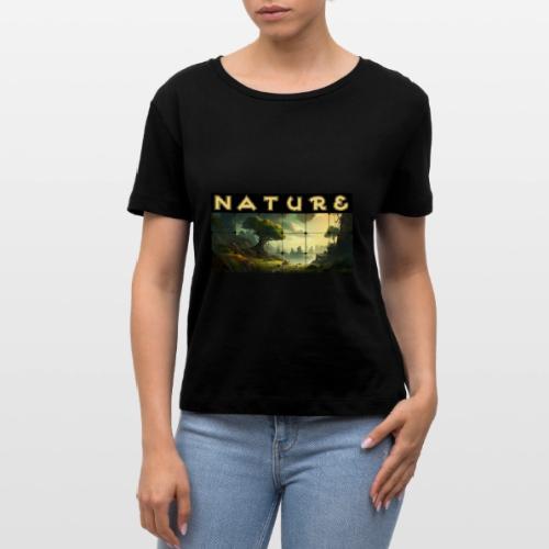 Whispers of Green Peaks - Stanley/Stella Serena Women’s Relaxed Organic T-Shirt