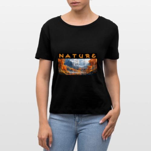 Nature: Golden Autumn Escape - Stanley/Stella Serena Women’s Relaxed Organic T-Shirt