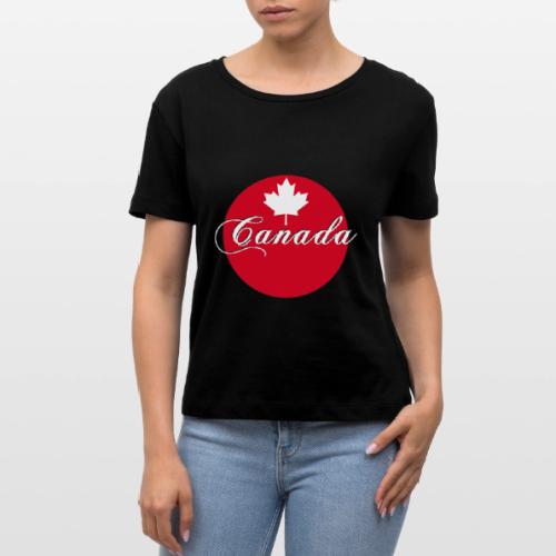 Canada in red and white - Stanley/Stella Serena Women’s Relaxed Organic T-Shirt