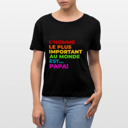 Dad: The Most Precious Man in the World - Stanley/Stella Serena Women’s Relaxed Organic T-Shirt