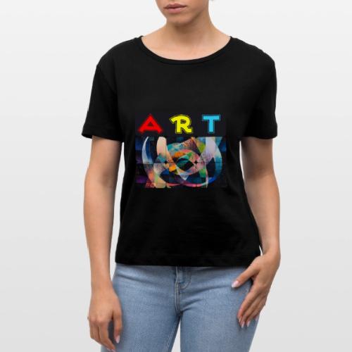 Art of Stripes and Shades - Stanley/Stella Serena Women’s Relaxed Organic T-Shirt
