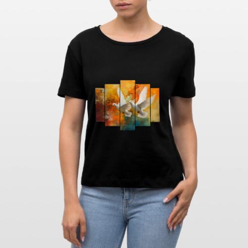 Wings of Peace - Stanley/Stella Serena Women’s Relaxed Organic T-Shirt