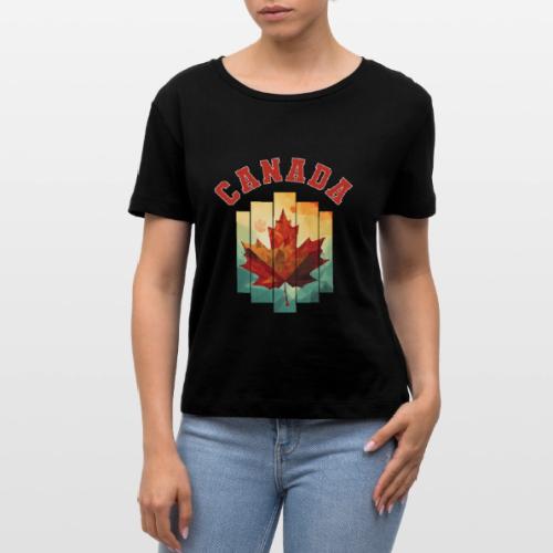 Canada’s Artistic Emblem - Stanley/Stella Serena Women’s Relaxed Organic T-Shirt