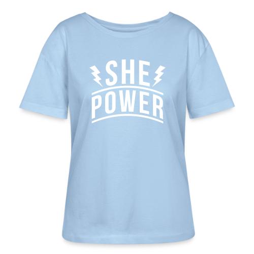 She Power - Stanley/Stella Serena Women’s Relaxed Organic T-Shirt