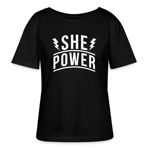 She Power - Stanley/Stella Serena Women’s Relaxed Organic T-Shirt