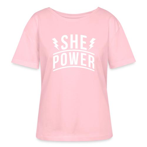 She Power - Stanley/Stella Serena Women’s Relaxed Organic T-Shirt