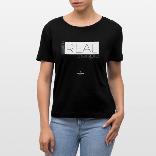 Real in white - Stanley/Stella Serena Women’s Relaxed Organic T-Shirt