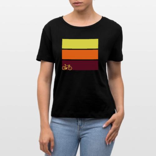 tricolor with bicycle - Stanley/Stella Serena Women’s Relaxed Organic T-Shirt