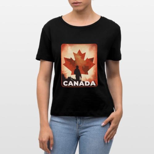 Canada Stands Tall - Stanley/Stella Serena Women’s Relaxed Organic T-Shirt
