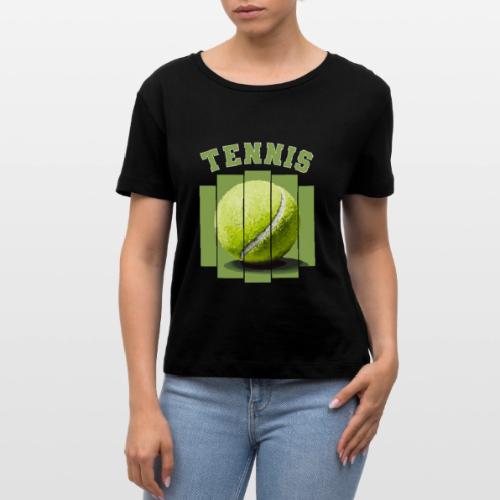 Tennis Minimal - Stanley/Stella Serena Women’s Relaxed Organic T-Shirt