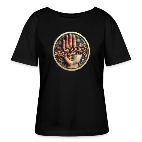Dad Tax Collector Medallion T Shirt - Stanley/Stella Serena Women’s Relaxed Organic T-Shirt