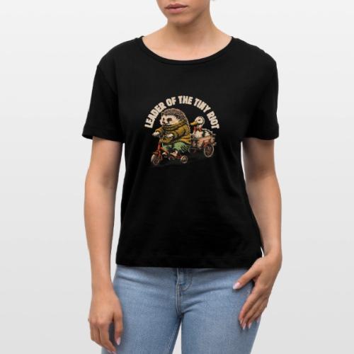 Leader of the Tiny Riot Design - Stanley/Stella Serena Women’s Relaxed Organic T-Shirt