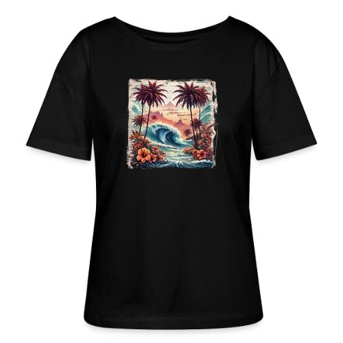 Paradise Wave - Stanley/Stella Serena Women’s Relaxed Organic T-Shirt