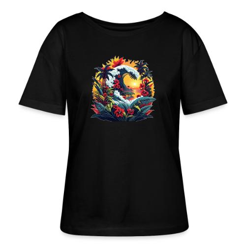 Mountain Wave Garden - Stanley/Stella Serena Women’s Relaxed Organic T-Shirt