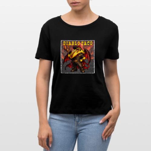 The Diablo Taco Spicy Demon Character - Stanley/Stella Serena Women’s Relaxed Organic T-Shirt
