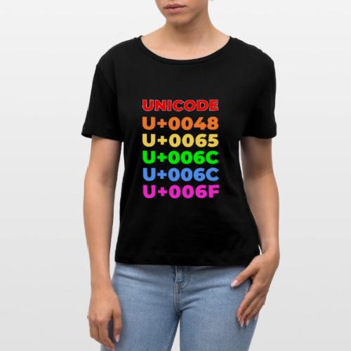 Hello, in unicode - Stanley/Stella Serena Women’s Relaxed Organic T-Shirt