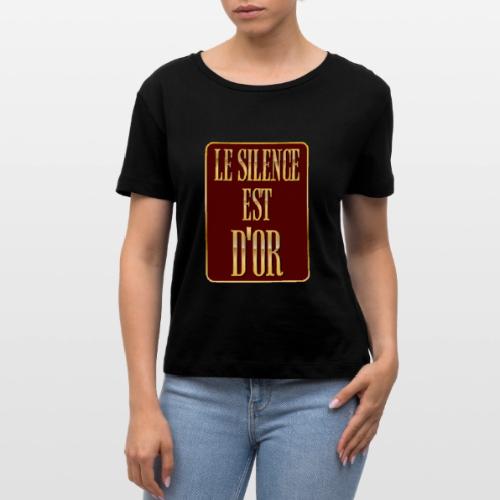 Silence is golden - Stanley/Stella Serena Women’s Relaxed Organic T-Shirt