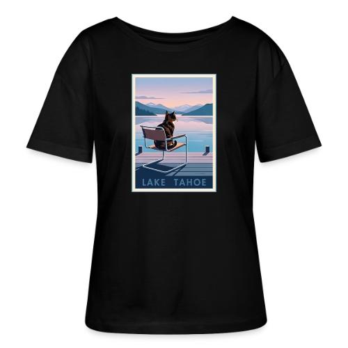 Lake Tahoe Cat - Stanley/Stella Serena Women’s Relaxed Organic T-Shirt