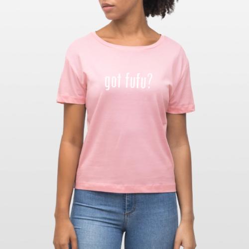 got fufu Women Tie Dye Tee - Pink / White - Stanley/Stella Serena Women’s Relaxed Organic T-Shirt