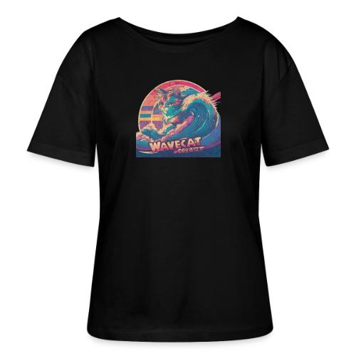 Vintage Wavecat - Stanley/Stella Serena Women’s Relaxed Organic T-Shirt