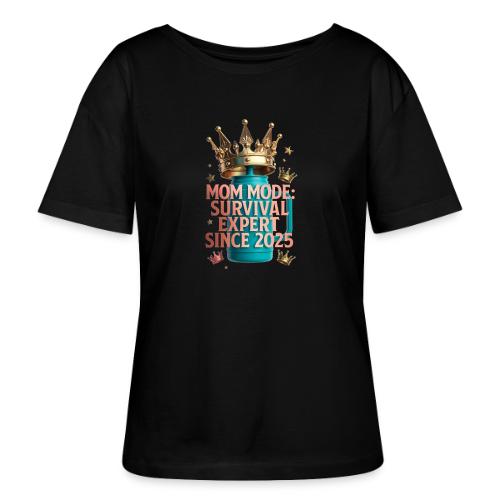 Mom Mode Survival Expert Tee - Stanley/Stella Serena Women’s Relaxed Organic T-Shirt