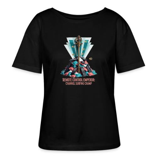 Remote Control Emperor T Shirt - Stanley/Stella Serena Women’s Relaxed Organic T-Shirt