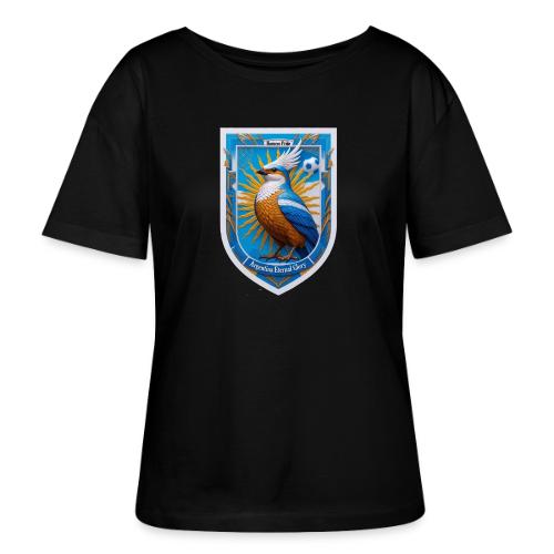 Argentina Hornero Pride T Shirt, Football Gift - Stanley/Stella Serena Women’s Relaxed Organic T-Shirt