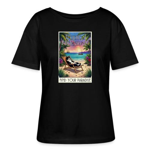Tropical Hideaway - Stanley/Stella Serena Women’s Relaxed Organic T-Shirt