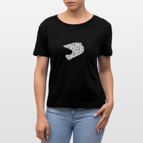 Floral Helmet - Stanley/Stella Serena Women’s Relaxed Organic T-Shirt