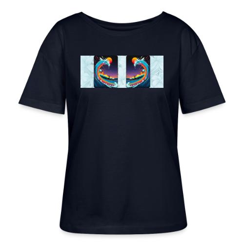 Sunshine Surfing - Stanley/Stella Serena Women’s Relaxed Organic T-Shirt