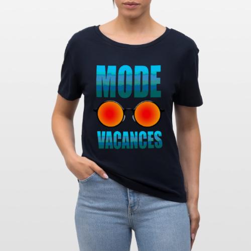 Vacation Mode Enabled - Stanley/Stella Serena Women’s Relaxed Organic T-Shirt