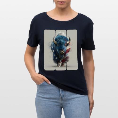 USA: Spirit of the Plains - Stanley/Stella Serena Women’s Relaxed Organic T-Shirt