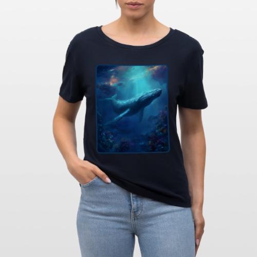 Humpback Whale Ocean Reef Design - Stanley/Stella Serena Women’s Relaxed Organic T-Shirt