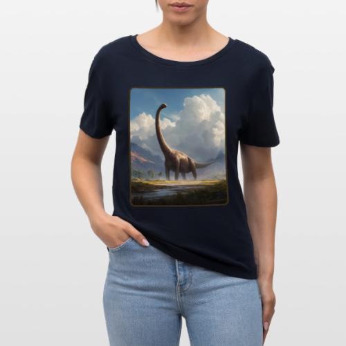 Brachiosaurus Valley Landscape Design - Stanley/Stella Serena Women’s Relaxed Organic T-Shirt