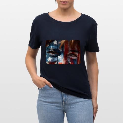 USA: Stars in Their Eyes - Stanley/Stella Serena Women’s Relaxed Organic T-Shirt