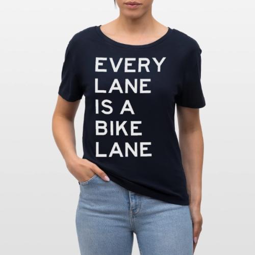 Every Lane is a Bike Lane - Stanley/Stella Serena Women’s Relaxed Organic T-Shirt